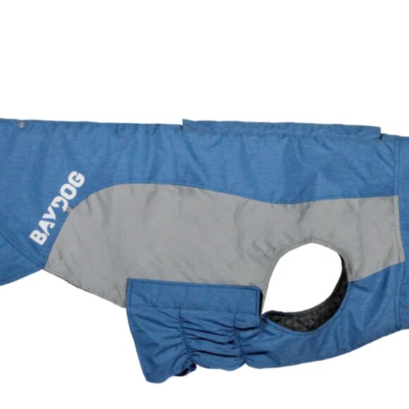 NWT $45 BAYDOG GLACIER BAY WINTER FALL DOG COAT JACKET VEST Blue Gray M/L - Picture 2 of 5